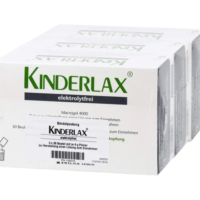 KINDERLAX elektrolytfrei Plv.z.Her.e.Lsg.z.Einn. 90 Stück