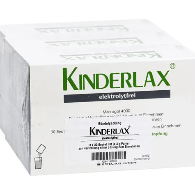 KINDERLAX elektrolytfrei Plv.z.Her.e.Lsg.z.Einn. 90 Stück