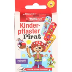 KINDERPFLASTER Pirat 10 St