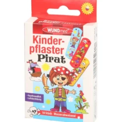 KINDERPFLASTER Pirat 10 St