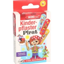 KINDERPFLASTER Pirat 10 St