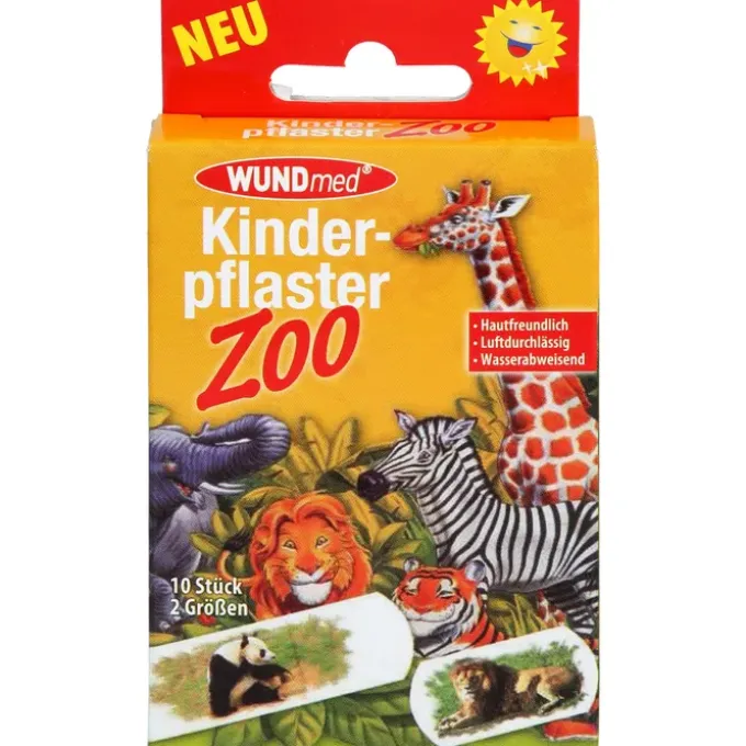 KINDERPFLASTER Zoo 2 Größen 10 St