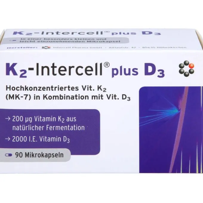 K2-INTERCELL plus D3 Kapseln 90 Stück