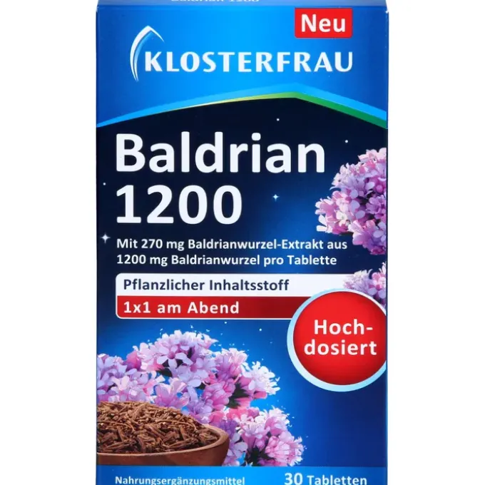 KLOSTERFRAU Baldrian 1200 Tabletten 30 Stück