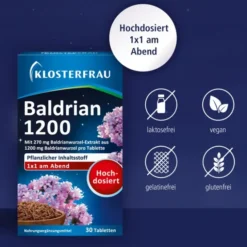 KLOSTERFRAU Baldrian 1200 Tabletten 30 Stück