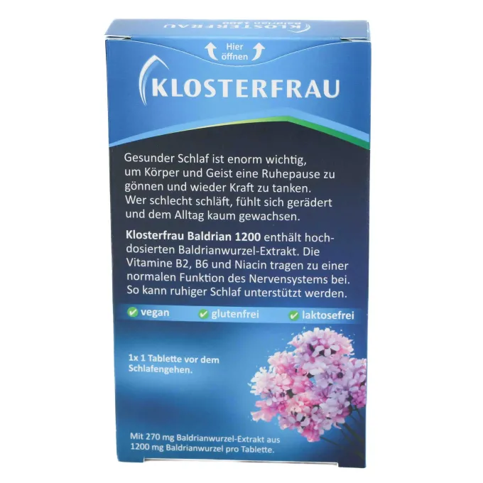 KLOSTERFRAU Baldrian 1200 Tabletten 30 Stück