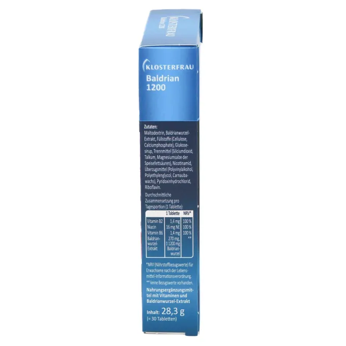 KLOSTERFRAU Baldrian 1200 Tabletten 30 Stück