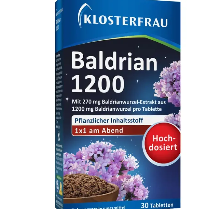 KLOSTERFRAU Baldrian 1200 Tabletten 30 Stück