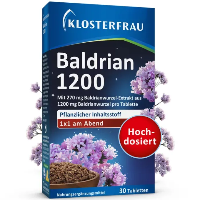 KLOSTERFRAU Baldrian 1200 Tabletten 30 Stück