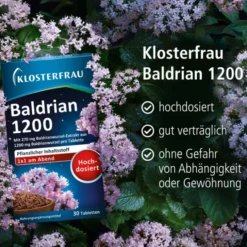 KLOSTERFRAU Baldrian 1200 Tabletten 30 Stück