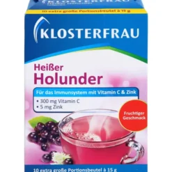 KLOSTERFRAU Broncholind heißer Holunder Granulat 10 Stück