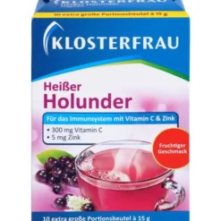 KLOSTERFRAU Broncholind heißer Holunder Granulat 10 Stück