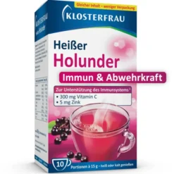 KLOSTERFRAU Broncholind heißer Holunder Granulat 10 Stück
