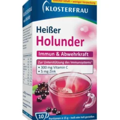 KLOSTERFRAU Broncholind heißer Holunder Granulat 10 Stück
