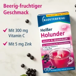 KLOSTERFRAU Broncholind heißer Holunder Granulat 10 Stück