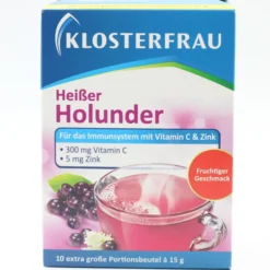 KLOSTERFRAU Broncholind heißer Holunder Granulat 10 Stück
