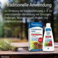 KLOSTERFRAU Franzbranntwein Latschenk.Dosierfl. 200 ml