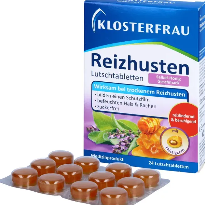 KLOSTERFRAU Reizhusten Salbei-Honig Lutschtabl. 24 St
