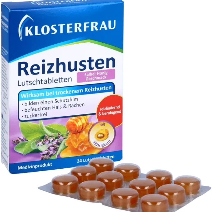 KLOSTERFRAU Reizhusten Salbei-Honig Lutschtabl. 24 St