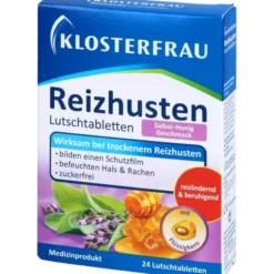 KLOSTERFRAU Reizhusten Salbei-Honig Lutschtabl. 24 St
