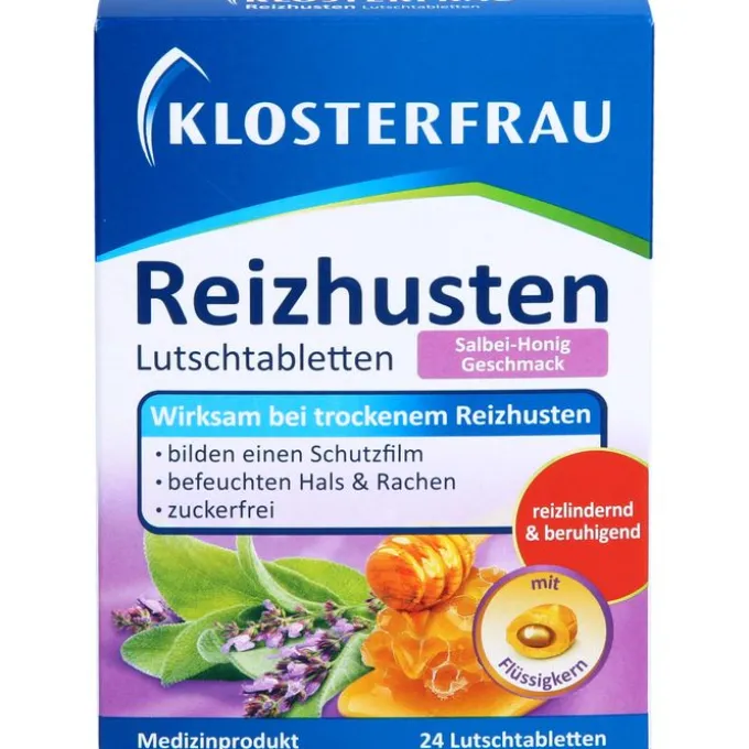 KLOSTERFRAU Reizhusten Salbei-Honig Lutschtabl. 24 St