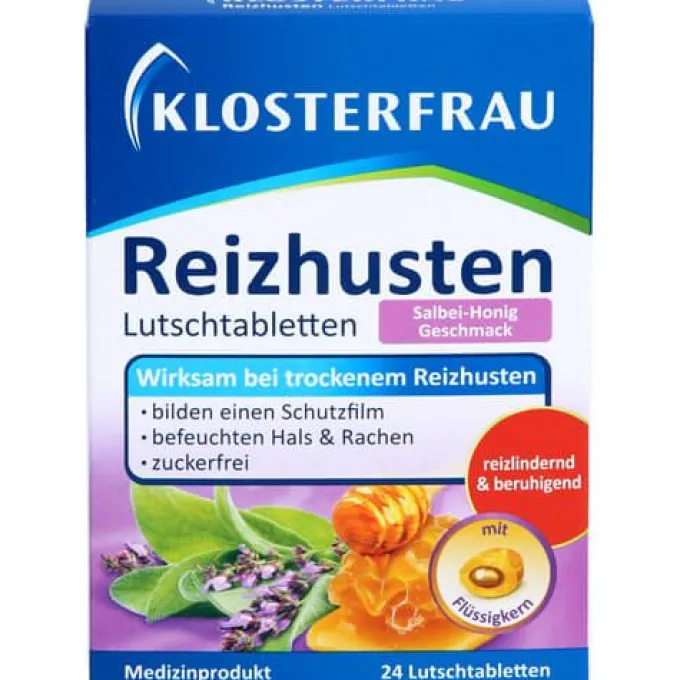 KLOSTERFRAU Reizhusten Salbei-Honig Lutschtabl. 24 St