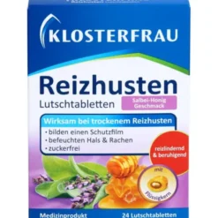 KLOSTERFRAU Reizhusten Salbei-Honig Lutschtabl. 24 St