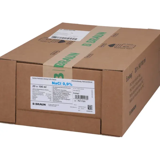 KOCHSALZLÖSUNG 0,9% Braun Ecobag 20X100 ml