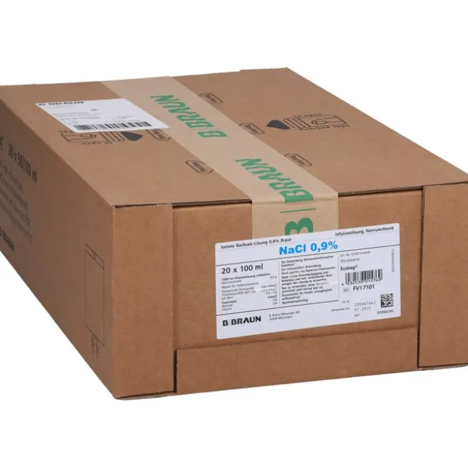 KOCHSALZLÖSUNG 0,9% Braun Ecobag 20X100 ml