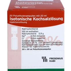 Kochsalzlösung 0,9% Plastikampullen Fresenius 400 ml