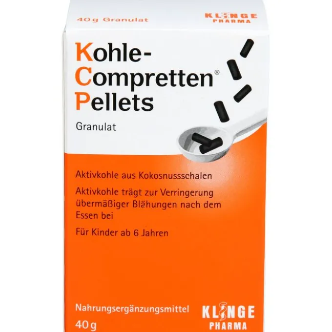 KOHLE Compretten Pellets Granulat 40 g