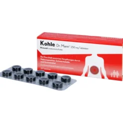 KOHLE Dr.Mann 250 mg Tabletten 20 St
