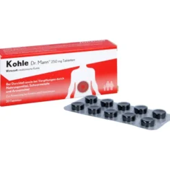 KOHLE Dr.Mann 250 mg Tabletten 20 St