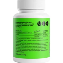 KÜRBISKERN PLUS Zink+Magnesium Kapseln 60 Stück