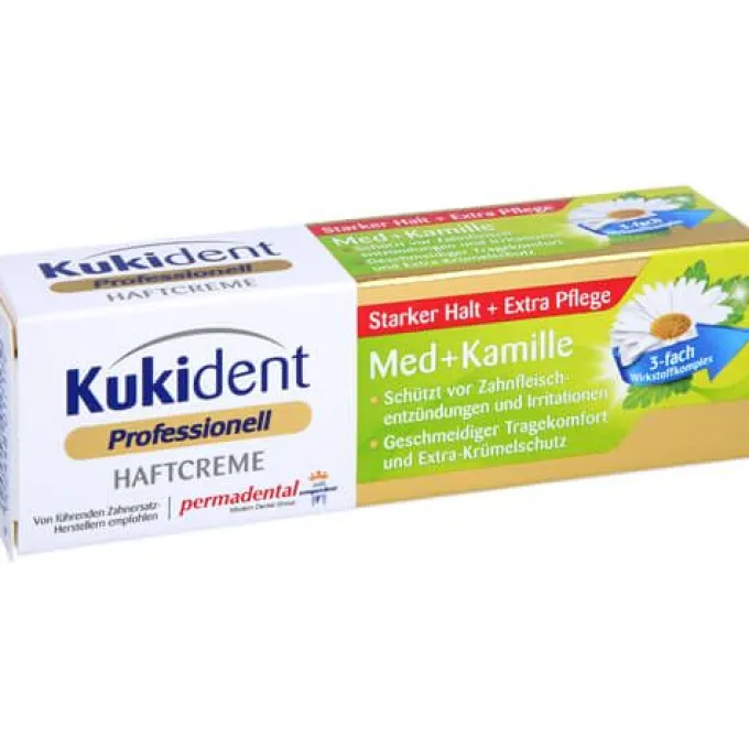KUKIDENT Haftcreme Med+Kamille 40 g