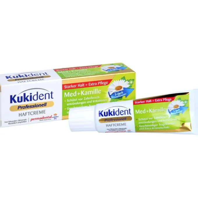 KUKIDENT Haftcreme Med+Kamille 40 g