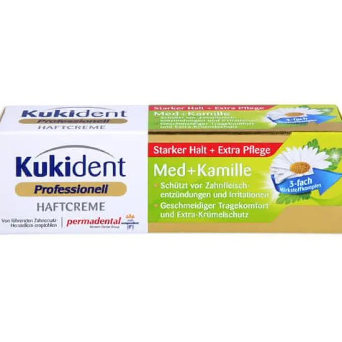 KUKIDENT Haftcreme Med+Kamille 40 g