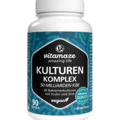 KULTUREN Komplex 20 Darmbakter.50 Mrd KBE veg.Kps. 90 Stück
