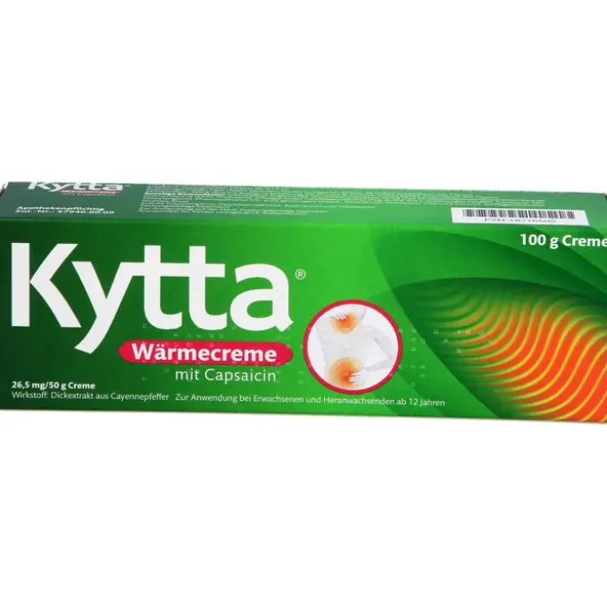 KYTTA Wärmecreme mit Capsaicin 26,5 mg/50 g Creme 100 g
