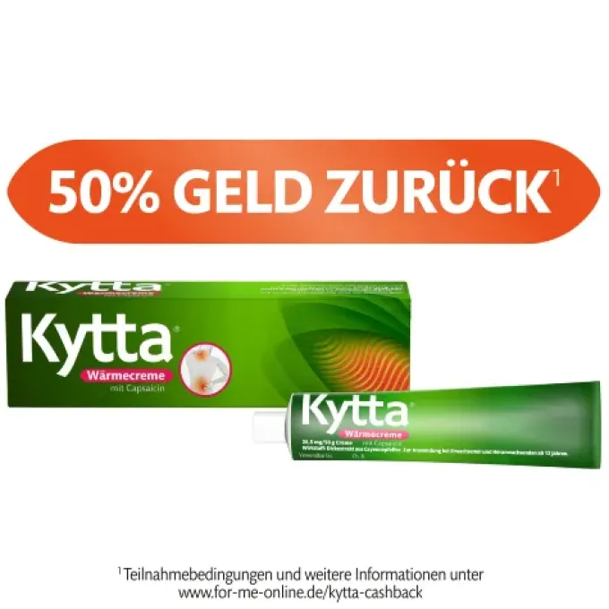 KYTTA Wärmecreme mit Capsaicin 26,5 mg/50 g Creme 100 g
