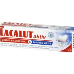 LACALUT aktiv Zahnfleischschutz & sanftes Weiß 75 ml
