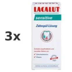 Lacalut Sensitive Zahnspül-lösung 300ml 3x 300 ml