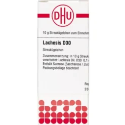LACHESIS D 30 Globuli 10 g