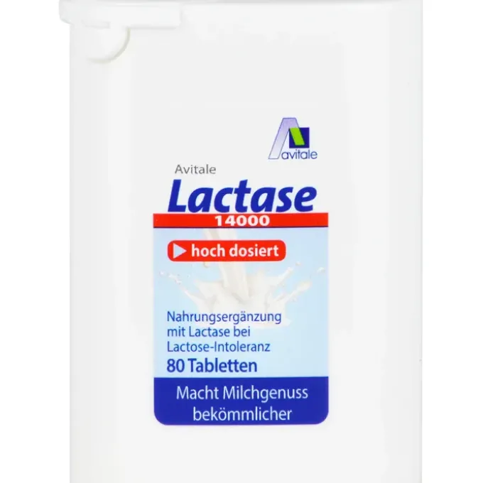 LACTASE 14.000 FCC Tabletten im Spender 80 Stück
