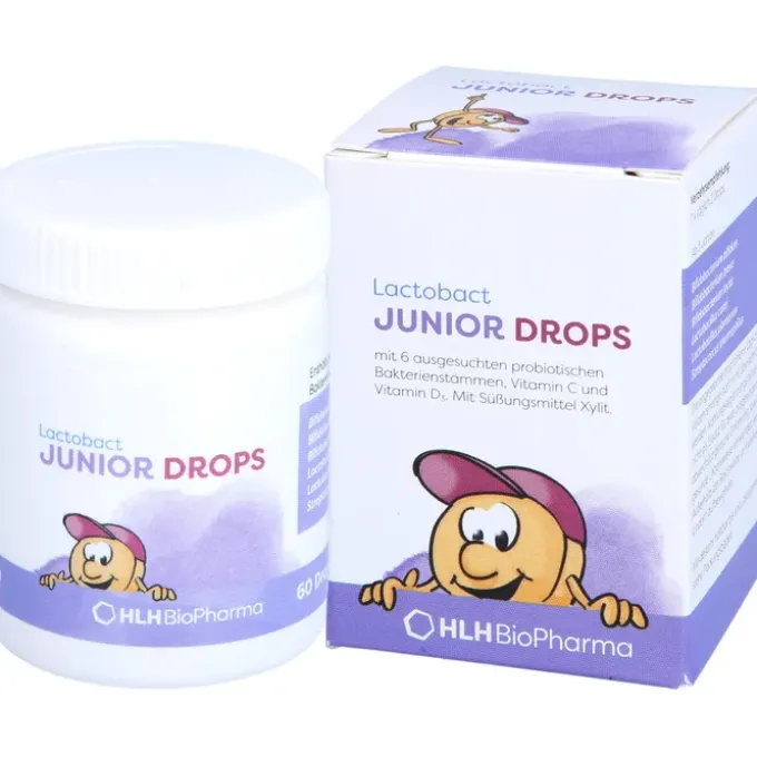 LACTOBACT Junior Drops Lutschtabletten 60 Stück