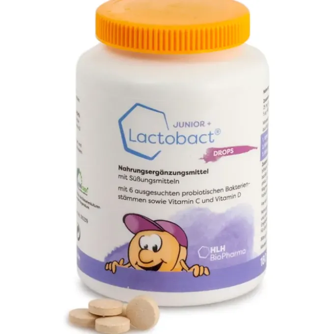 LACTOBACT Junior Drops Lutschtabletten 180 Stück
