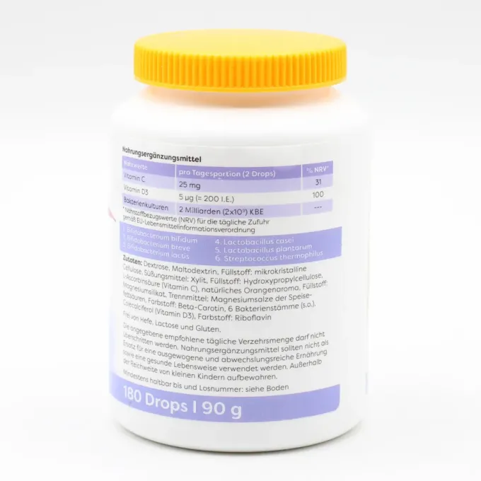 LACTOBACT Junior Drops Lutschtabletten 180 Stück