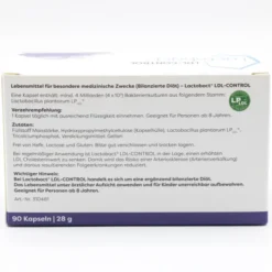 LACTOBACT LDL-Control magensaftresistente Kapseln 90 Stück