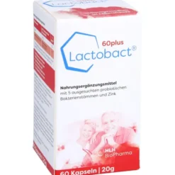LACTOBACT 60plus magensaftresistente Kapseln 60 Stück
