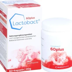 LACTOBACT 60plus magensaftresistente Kapseln 60 Stück